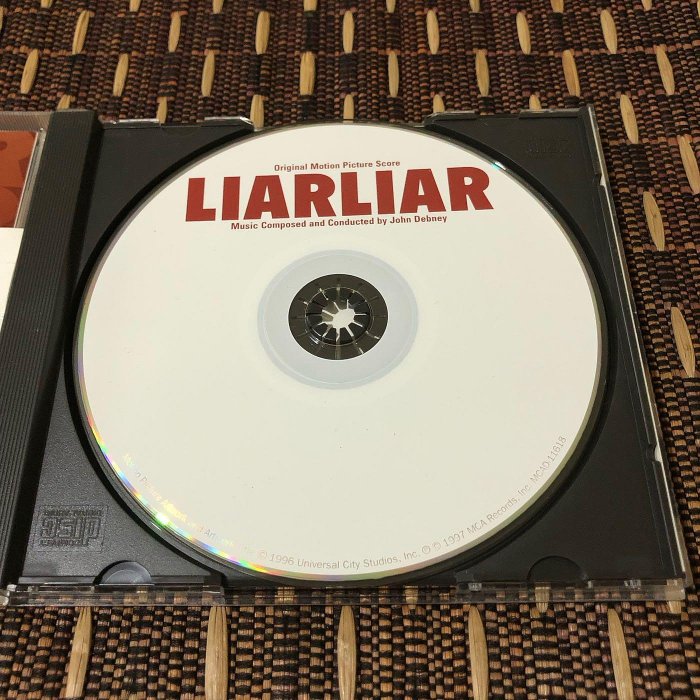 二手CD 王牌大騙子（LIARLIAR）電影原聲帶專輯（無ifpi 美國版）