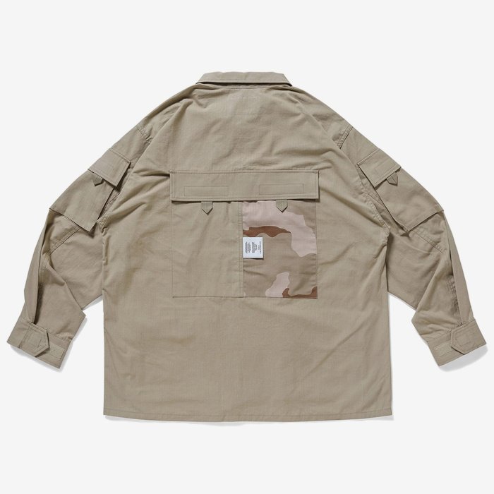 日貨代購CITY】2021AW WTAPS MODULAR LS COTTON RIPSTOP 十袋口袋襯衫 