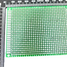 綠5*7雙面鍍錫 5x7cm 厚度1.6優質玻纖板 噴錫 實驗板 W177.0427