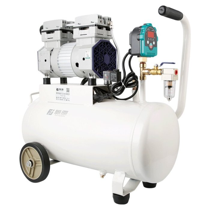 無油真空泵工業用CNC真空吸盤負壓泵小型實驗室靜音抽氣泵機~ 店長推薦