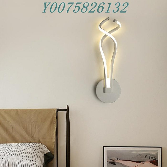 壁燈簡約現代創意個性臥室床頭燈過道網紅2023年新款房間客廳壁燈