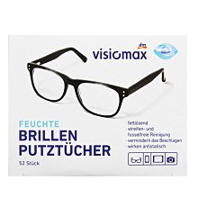 【易油網】【缺貨】VISIOMAX 德國 Dm 手機螢幕 眼鏡鏡片 相機鏡頭 液晶螢幕 眼鏡清潔布 拋棄式眼鏡布 52入