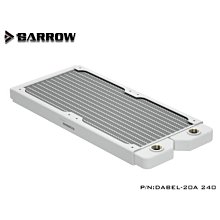 小白的生活工場*Barrow Dabel-20a 240 (白) 超薄高密度水冷排20mm厚