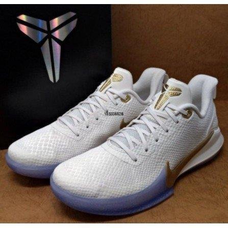 正品】NIKE KOBE MAMBA FOCUS EP 白色籃球曼巴Ao4434-004 白金冠軍尺寸