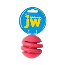 美國JW  （嗶嗶螺旋球 大） 啾啾聲 橡膠玩具 狗玩具 DK-31614
