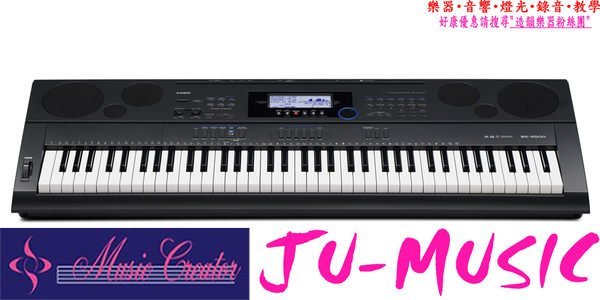 造韻樂器音響- JU-MUSIC - CASIO WK-6500 76鍵 電子琴 力度鍵盤 另有 WK-7500