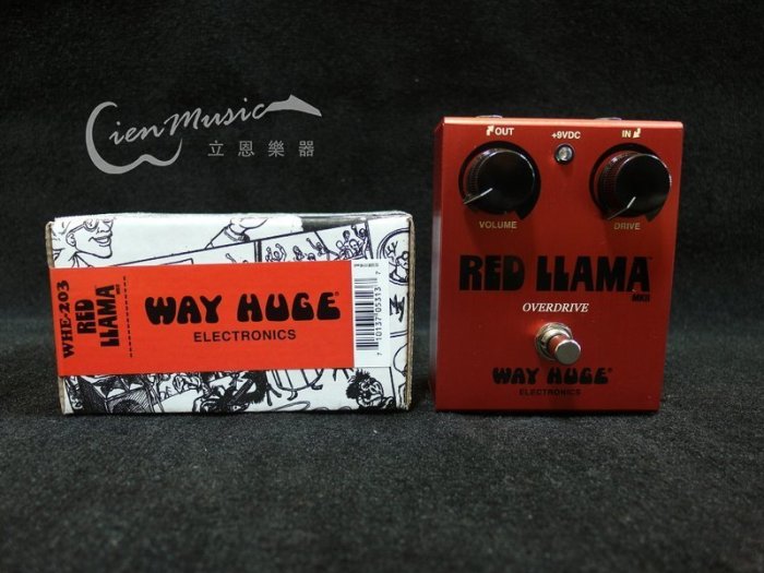 『立恩樂器』免運優惠 Dunlop MXR WHE-203 Red Llama Overdrive 破音 效果器