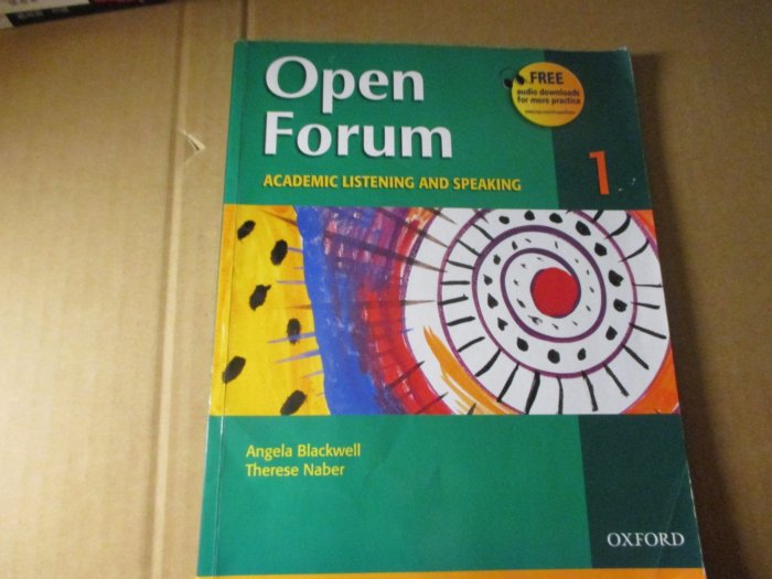 Open Forum: Academic Listening and Speaking (Student Book 1)