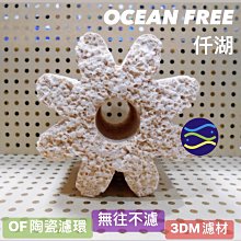 微笑的魚水族☆新加坡OCEAN FREE-仟湖【OF陶瓷濾環 無往不濾 L型】3DM 陶瓷濾材