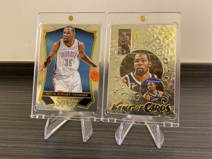 2013-14 Select/2021-22 Illusions Kevin Durant King of Cards 雷霆籃網75大球星死神杜蘭特美卡《合售》