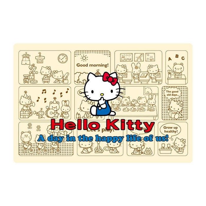 熱銷 滑鼠墊HELLO KITTY 凱蒂貓D款 可愛卡通女孩定制環保天然橡膠桌墊鼠標墊 可開發票