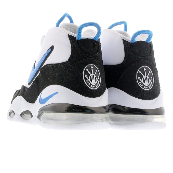 =CodE= NIKE AIR MAX UPTEMPO 95 皮革籃球鞋(白黑藍) CK0892-103 PIPPEN