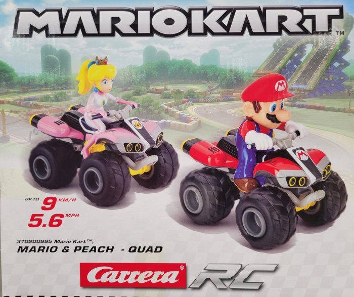 【小如的店】COSTCO好市多線上代購~Carrera 瑪利歐沙灘越野遙控車 Mario & Peach(2入組) 141594