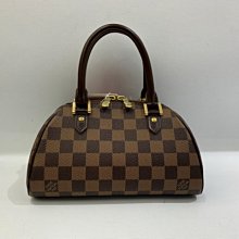 遠麗精品(板橋店)S2356 LV Ribera Mini 棋盤格小元寶手提包 N41436