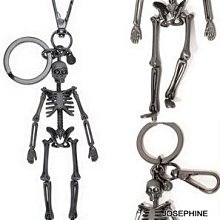 喬瑟芬【ALEXANDER MCQUEEN】現貨~ 2014秋冬 骷顱頭 SKELETON KEY RING 鎖圈 吊飾