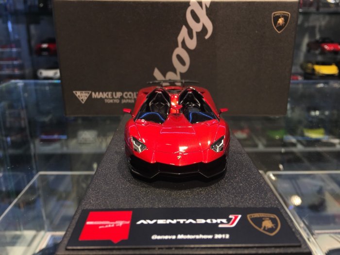 吉華科技@ 1/43 MakeUp EM247A Lamborghini Aventador J Geneva Show