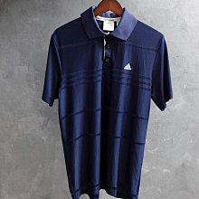 CA 愛迪達 adidas 深藍 運動短袖polo衫 M號 一元起標無底價R62