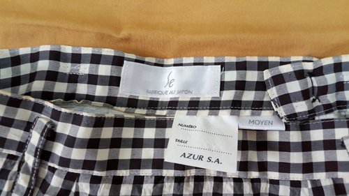SE AZUR日系品牌格紋氣質及膝裙