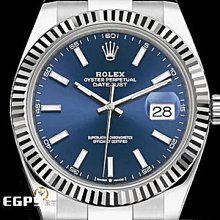 【永久流當品】ROLEX 勞力士 Datejust 41 蠔式日誌型 126334 藍色面盤 DJ41 JOT7141