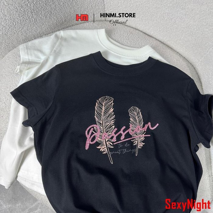 Sexy NightBaby Tee HINMI 印花激情圖案 T 恤,柔軟涼爽的棉質材料尺寸 S / M