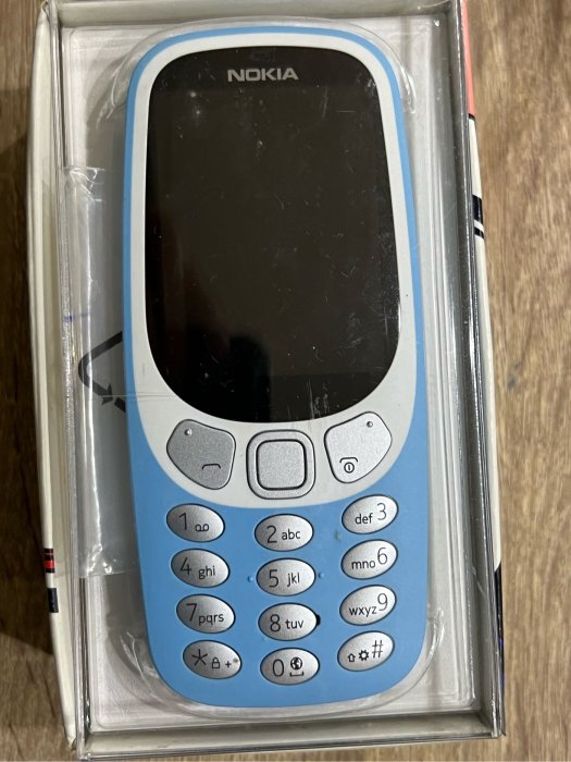 Nokia 3310 3G 藍色80成新英文機