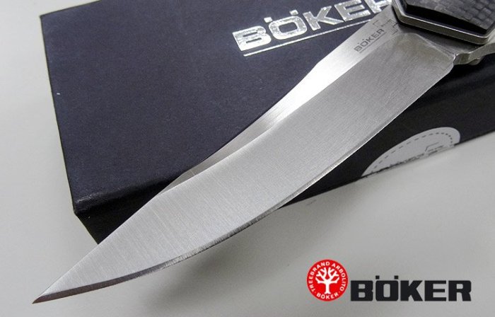 【angel 精品館 】BOKER Kwaiken Mini 碳纖柄FLIPPER折刀 VG10鋼 01BO298