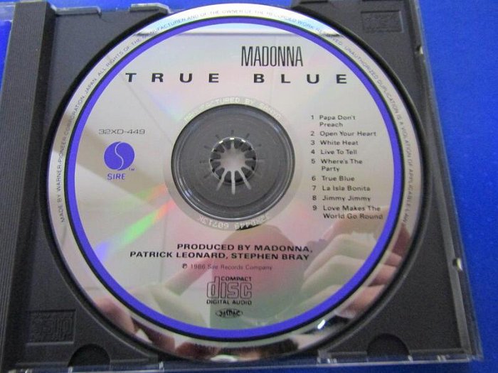 麥當娜 Madonna True Blue 三洋 SAYNO首版CD