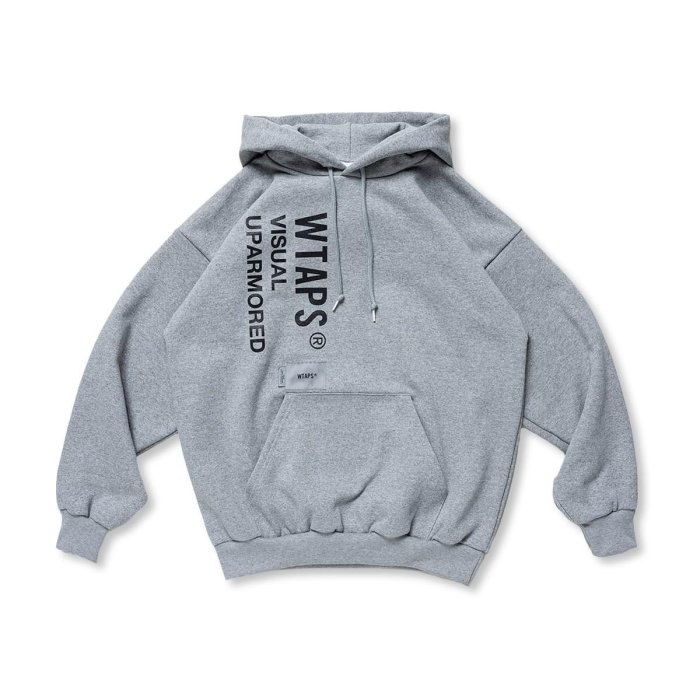 全新現貨WTAPS 22AW VISUAL UPARMORED HOODY COTTON 大字體非目錄帽踢