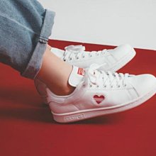 【Dr.Shoes 】Adidas Stan Smith 女鞋 白 紅愛心 情人節 皮革 史密斯 休閒鞋 G27893