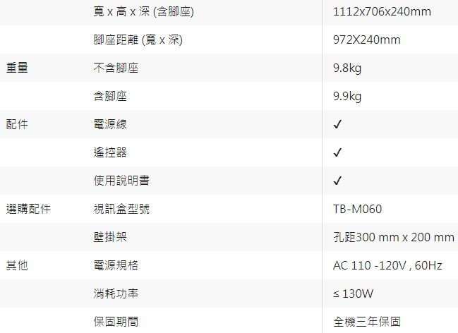 【裕成電器‧電洽甜甜價】奇美50吋4K聯網液晶電視TL-50M600 另售50UP7750PSB OLED55C1PSB