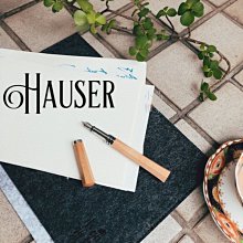 =小品雅集= 德國 Hauser 經典 原木 鋼筆（白楓木）