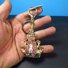 【競標網】高檔漂亮水晶鑽造型鑰匙圈掛鍊(06)(天天處理價起標、價高得標、限量一件、標到賺到)