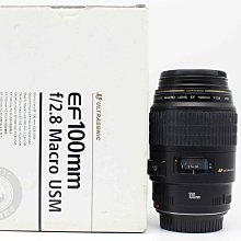 【高雄青蘋果3C】Canon EF 100mm f2.8  Macro IS USM 微距 二手鏡頭 #85098