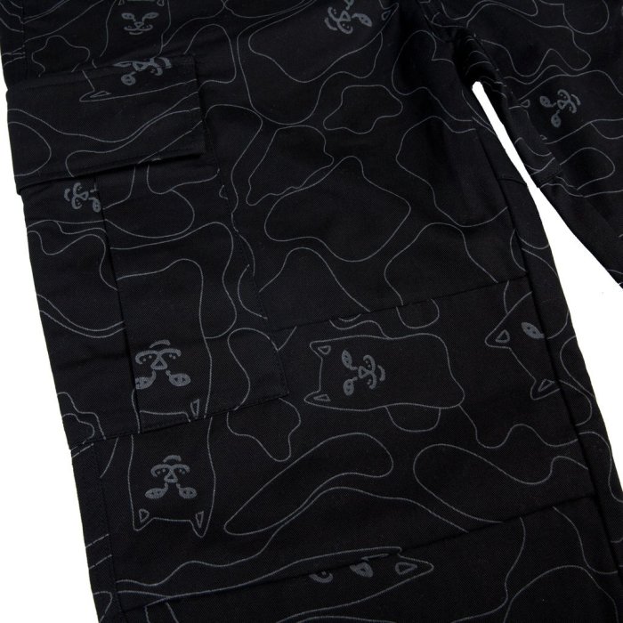 { POISON } RIPNDIP NERMAL LINE CAMO CARGO PANTS 3M反光六口袋工作軍褲