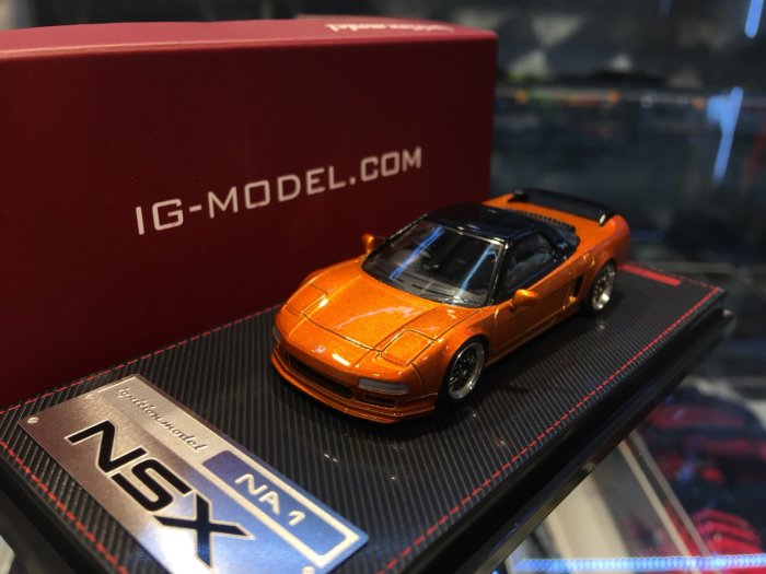 吉華科技@ 1/64 Ignition IG1942 Honda NSX (NA1) Orange Metallic