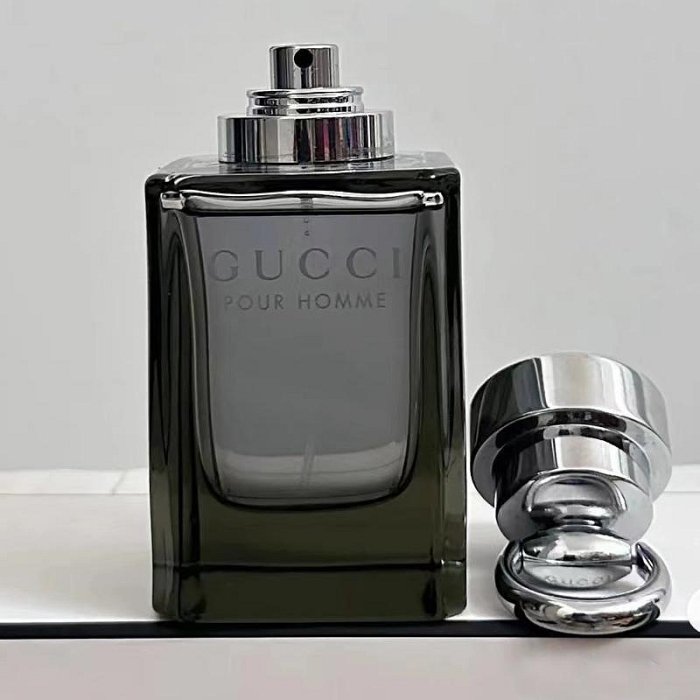 Gucci古馳經典同名男士淡香水EDT拉環清新持久木質香調50/90ml