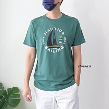 NAUTICA 短袖 上衣 衣服 T恤 短T Tee 帆船 男裝 帆船牌 禮物 送禮 【VR2822】美國大衛