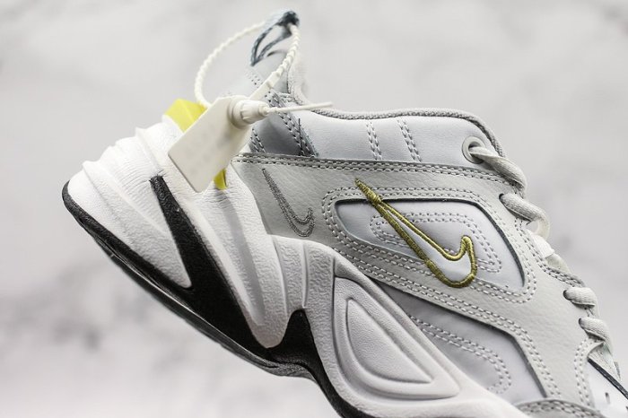 Nike M2K Tekno PlatinumTintCelery 米白 皮革 麂皮 厚底 增高 老爹鞋 休閒運動慢跑鞋 AO3108-009 情侶鞋