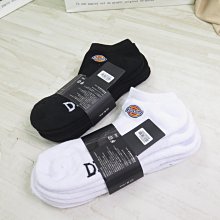 DICKIES 踝襪 厚襪 運動襪 毛巾底 25-27cm 一組三入10494700- 兩色【iSport】