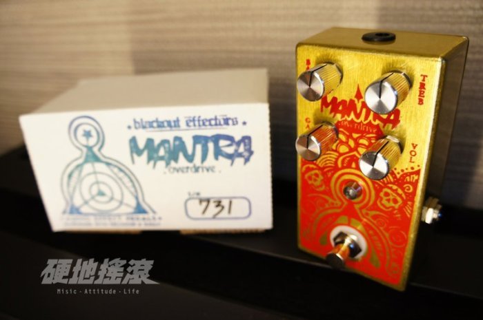 【硬地搖滾】全館免運！分期零利率！美國手工效果器 BLACKOUT MANTRA OVERDRIVE 過載效果器