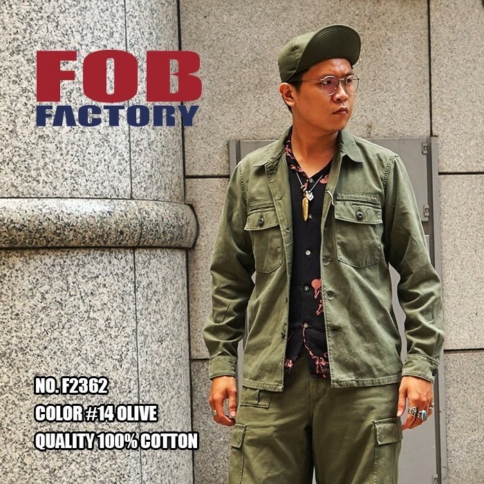 BTO 日產【FOB factory】堅持傳統高品質美國陸軍野戰襯衫型夾克| Yahoo