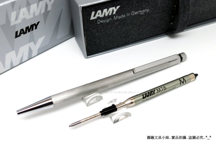 【圓融文具小妹】德國 LAMY 匹敵 個性 不銹鋼 刷紋 原子筆 259 搭載Ｍ16筆蕊 $2200