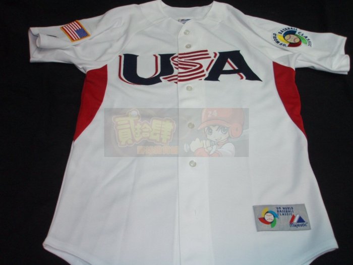 貳拾肆棒球-日本帶回世界棒球經典賽WBC美國隊USA球衣