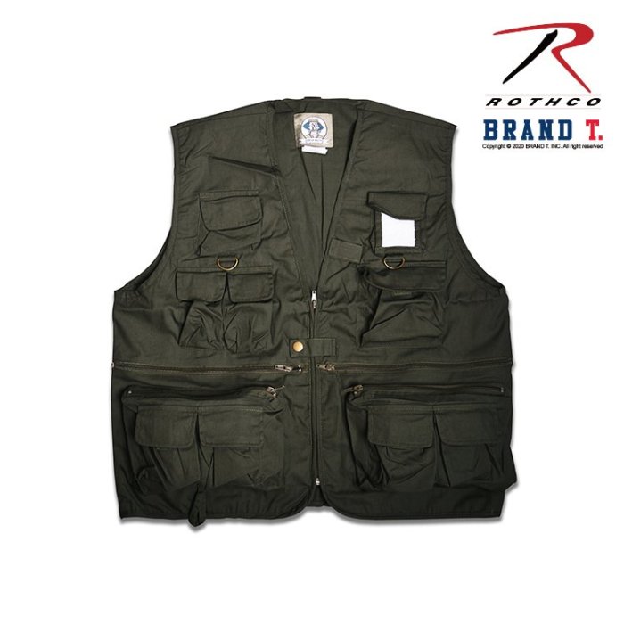 【Brand T】正規公司貨 ROTHCO UNCLE MILTY VEST 釣魚 休閒 多口袋 戰術背心 機能 工裝