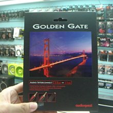 禾豐音響 1m Audioquest GoldenGate 3.5mm-3.5mm 音源線