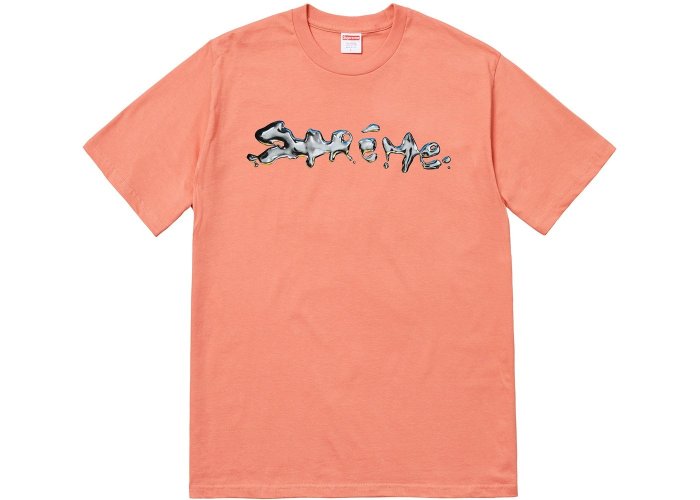 xsPC Supreme 2018 Liquid Tee 水銀字體黑白深藍米墨綠藍粉酒紅| Yahoo