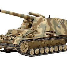 日本正版 田宮 1/35 No.367 德國 野蜂式自走炮 Hummel 後期型 組裝模型 35367 日本代購