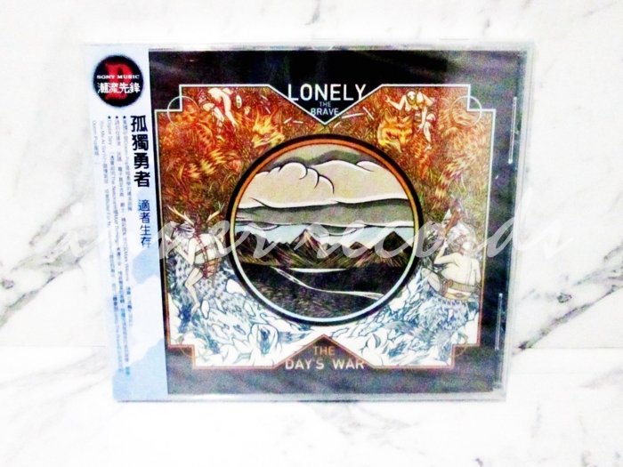 現貨 專輯 全新未拆 Lonely The Brave 孤獨勇者 The Day's War 適者生存 CD 英國樂團