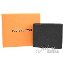 【茱麗葉精品】全新商品 Louis Vuitton LV M30539 Slender 質感全皮革雙折短夾.黑 預購無現貨