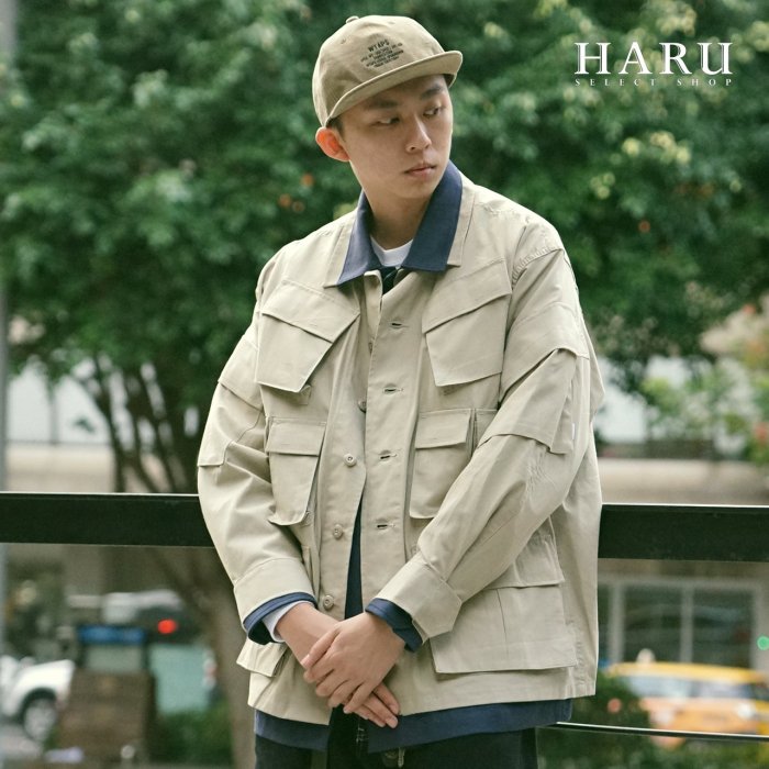 現貨☆HAru☆ WTAPS 20AW MODULAR LS COTTON RIPSTOP 三色八袋長袖襯衫